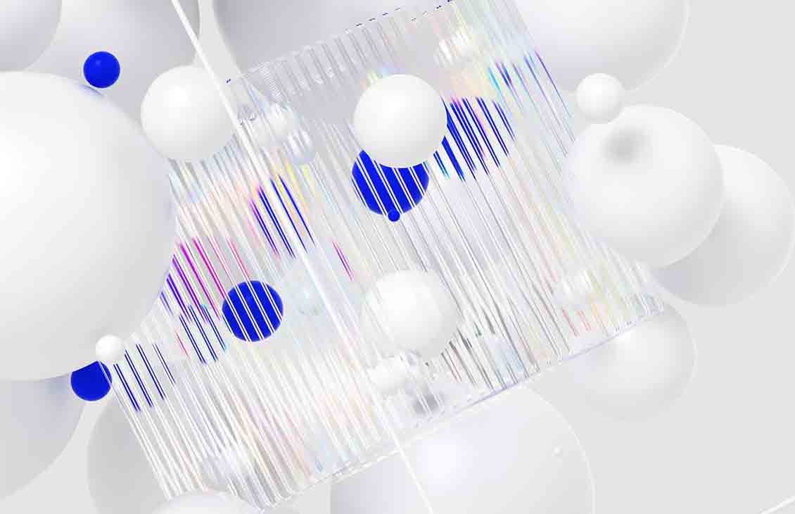 3d CGI image of white and blue spheres (ccus-carbon capture-01-hero)